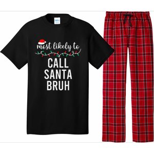 Most Likely To Christmas Matching Family Pajamas Funny Gift Pajama Set