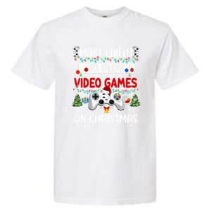 Most Likely To Play Video Games On Christmas Funny Gifts Garment-Dyed Heavyweight T-Shirt