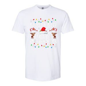 Most Likely To Pet The Reindeer Softstyle CVC T-Shirt