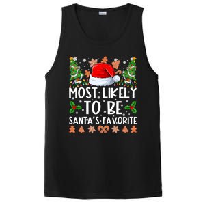 Most Likely To Be SantaS Favorite Family Christmas Pajamas PosiCharge Competitor Tank