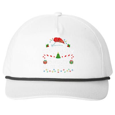 Most Likely To Organize All The Presents Family Christmas Snapback Five-Panel Rope Hat