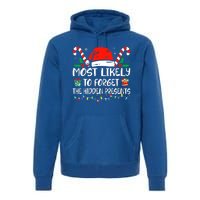 Most Likely To Forget The Hidden Presents Family Christmas Premium Hoodie