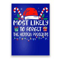 Most Likely To Forget The Hidden Presents Family Christmas Poster