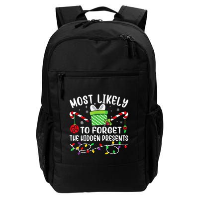 Most Likely To Forget The Hidden Presents xmas  Backpack