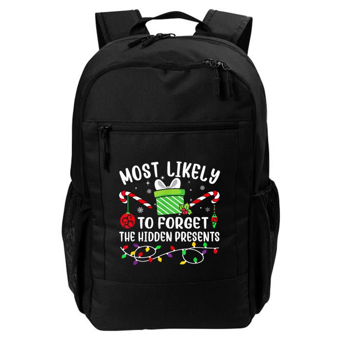Most Likely To Forget The Hidden Presents xmas  Backpack