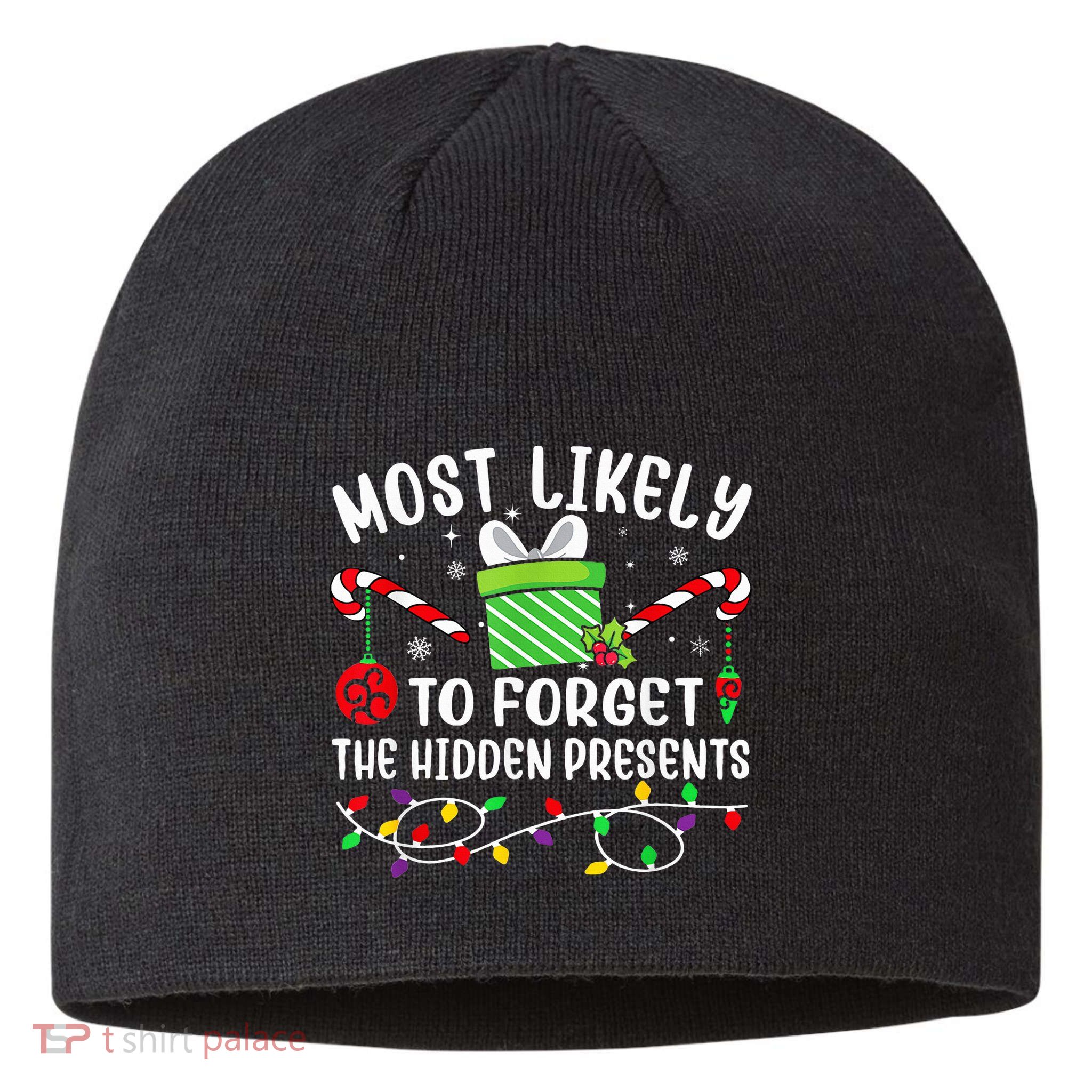 Most Likely To Forget The Hidden Presents xmas  Sustainable Beanie