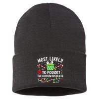 Most Likely To Forget The Hidden Presents xmas  Sustainable Knit Beanie