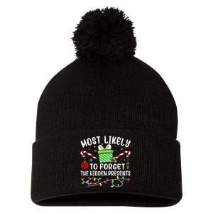 Most Likely To Forget The Hidden Presents xmas  Pom Pom 12in Knit Beanie