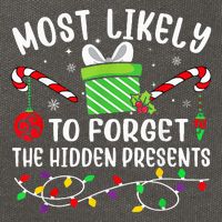 Most Likely To Forget The Hidden Presents xmas  Cotton Canvas Backpack