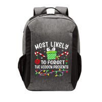 Most Likely To Forget The Hidden Presents xmas  Vector Backpack