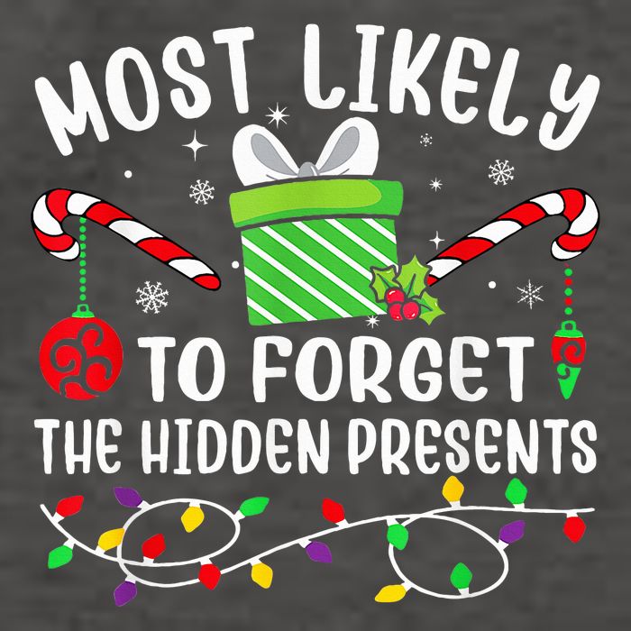 Most Likely To Forget The Hidden Presents xmas  Vector Backpack