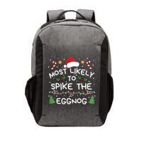 Most Likely To Spike The Eggnog Christmas Family Matching Vector Backpack