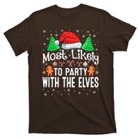 Most Likely To Party Christmas Matching T-Shirt