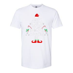 Most Likely To Eat Santas Cookies Christmas Family Matching  Softstyle CVC T-Shirt