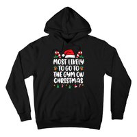 Most Likely To Go To The Gym On Christmas Family Pajamas Hoodie