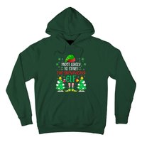 Most Likely To Start The Shenanigans Elf Christmas Family Hoodie