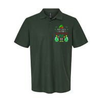 Most Likely To Start The Shenanigans Elf Christmas Family Softstyle Adult Sport Polo