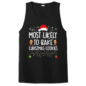 Most Likely To Bake Christmas Cookies Funny Baker Christmas PosiCharge Competitor Tank