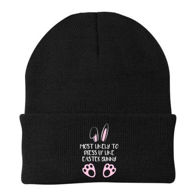 Most Likely To Dress Up Like Easter Bunny Easter Sunday Beanie