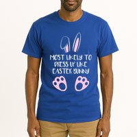 Most Likely To Dress Up Like Easter Bunny Easter Sunday Tall T-Shirt