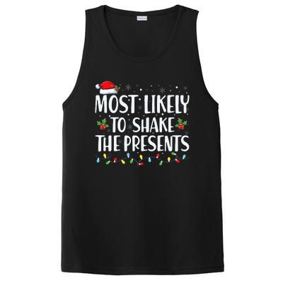 Most Likely To Shake The Presents Family Matching  PosiCharge Competitor Tank