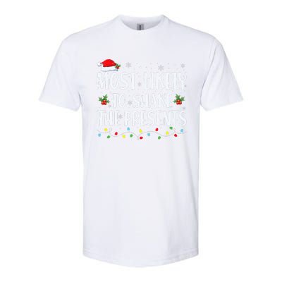 Most Likely To Shake The Presents Family Matching  Softstyle® CVC T-Shirt