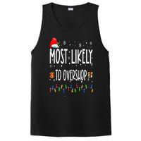 Most Likely To Overshop Shopping Family Crew Christmas PosiCharge Competitor Tank