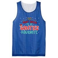 Most Likely To Be Santas Favorite Cute Gift Mesh Reversible Basketball Jersey Tank