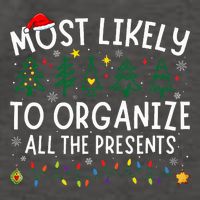 Most Likely To Organize All The Presents Matching Christmas Vector Backpack