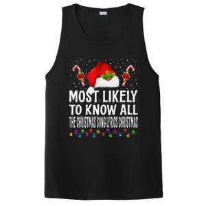 Most Likely To Know All The Christmas Song Lyrics Christmas PosiCharge Competitor Tank