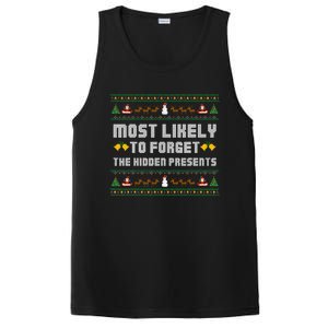 Most Likely To Forget The Hidden Presents Christmas Family PosiCharge Competitor Tank