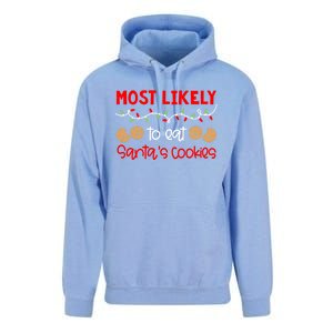 Most Likely To Gift Funny Matching Family Christmas Pjs Meaningful Gift Unisex Surf Hoodie