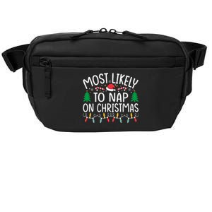 Most Likely To Nap On Christmas Family Christmas Pajamas  Crossbody Pack