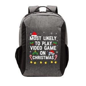 Most Likely To Play Video Games On Gaming Christmas Gift Vector Backpack