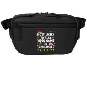 Most Likely To Play Video Games On Gaming Christmas Gift Crossbody Pack