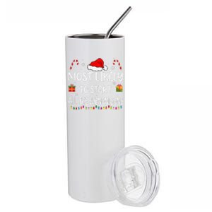 Most Likely To Start All The Shenanigans Family Christmas Stainless Steel Tumbler