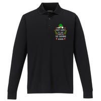 Most Likely To Ask Santa Define Good Funny Family Christmas Performance Long Sleeve Polo