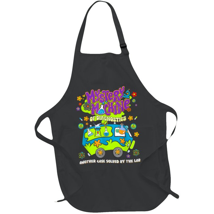Med Lab Tech Lab Week 2025 Mystery Machine Full-Length Apron With Pockets