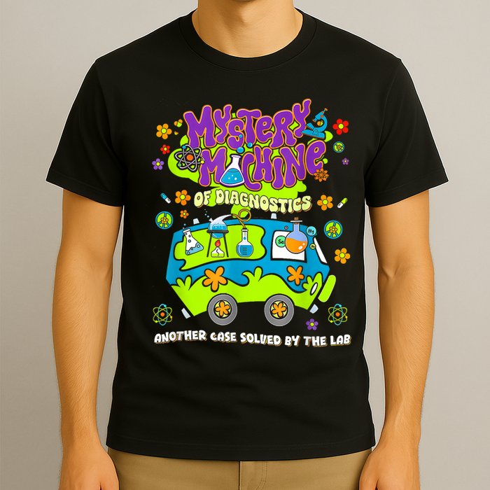 Med Lab Tech Lab Week 2025 Mystery Machine T-Shirt