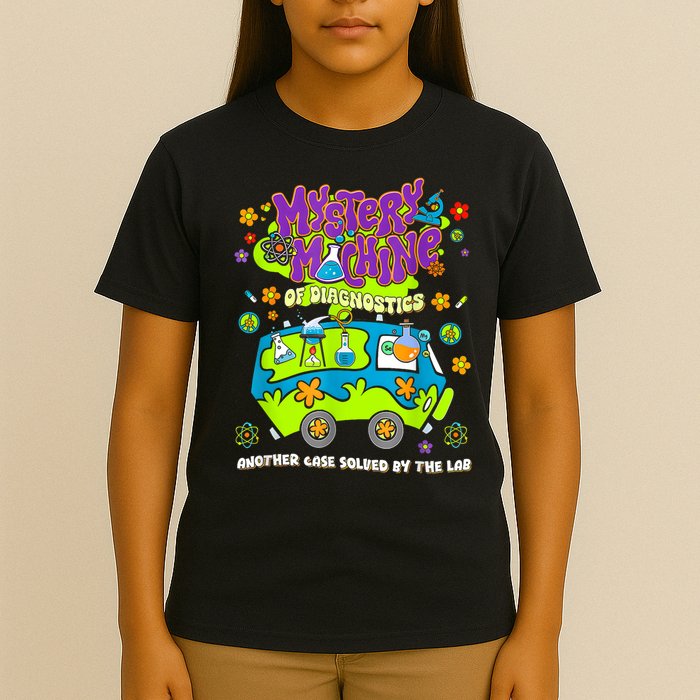 Med Lab Tech Lab Week 2025 Mystery Machine T-Shirt