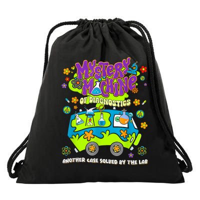 Med Lab Tech Lab Week 2025 Mystery Machine Drawstring Bag