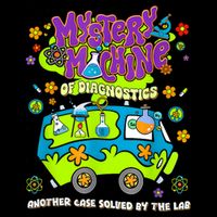 Med Lab Tech Lab Week 2025 Mystery Machine Flat Bill Trucker Hat