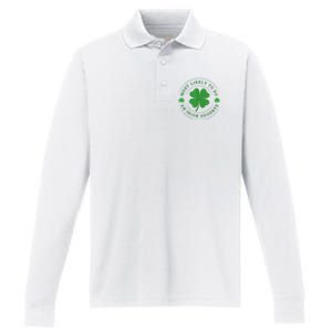 Most Likely To Do An Irish Goodbye St Patricks Day Performance Long Sleeve Polo