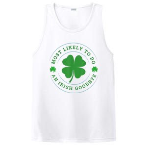 Most Likely To Do An Irish Goodbye St Patricks Day PosiCharge Competitor Tank