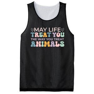 May Life Treat You The Way You Treat Animals Mesh Reversible Basketball Jersey Tank