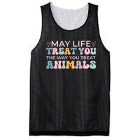 May Life Treat You The Way You Treat Animals Mesh Reversible Basketball Jersey Tank