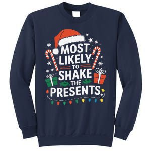 Most Likely To Shake The Presents Family Christmas Matching Sweatshirt