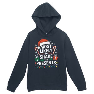 Most Likely To Shake The Presents Family Christmas Matching Urban Pullover Hoodie