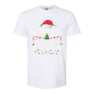 Most Likely To Play Video Games On Christmas Gamer Lovers Softstyle CVC T-Shirt