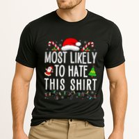 Most Likely To Hate This Family Xmas Pajamas  Cooling Performance Crew T-Shirt
